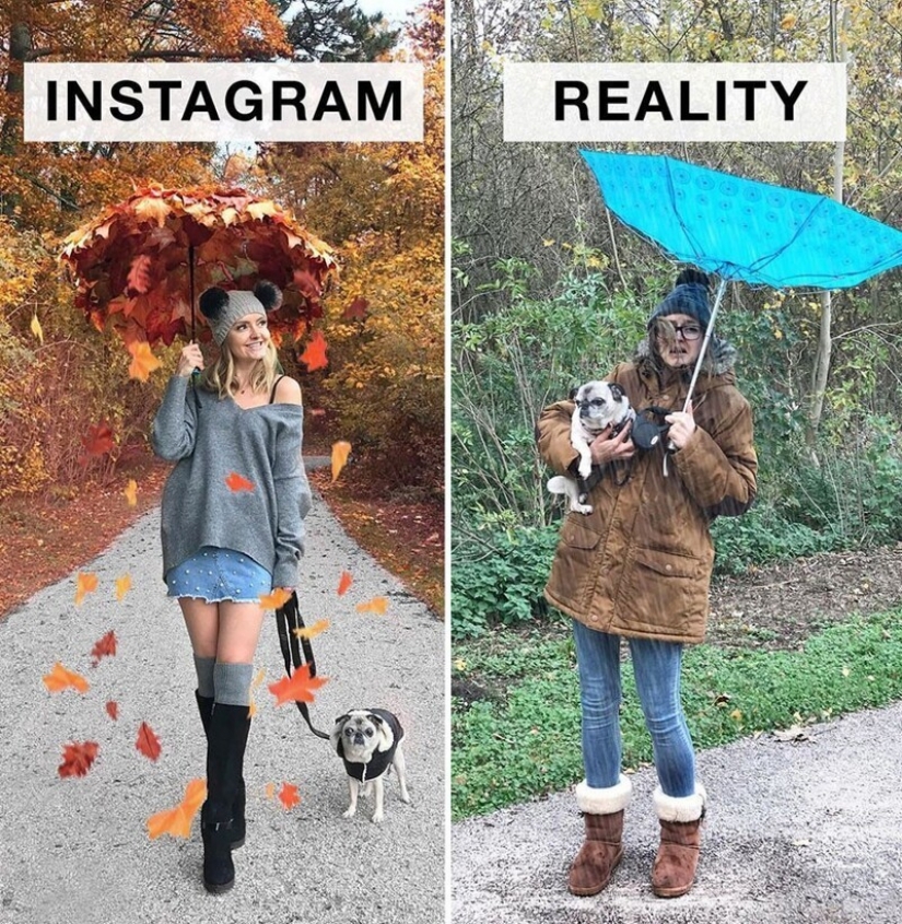 30 funny comparisons of "Instagram and Reality" by Geraldine West 30 funny comparisons of "Instagram and Reality" by Geraldine West