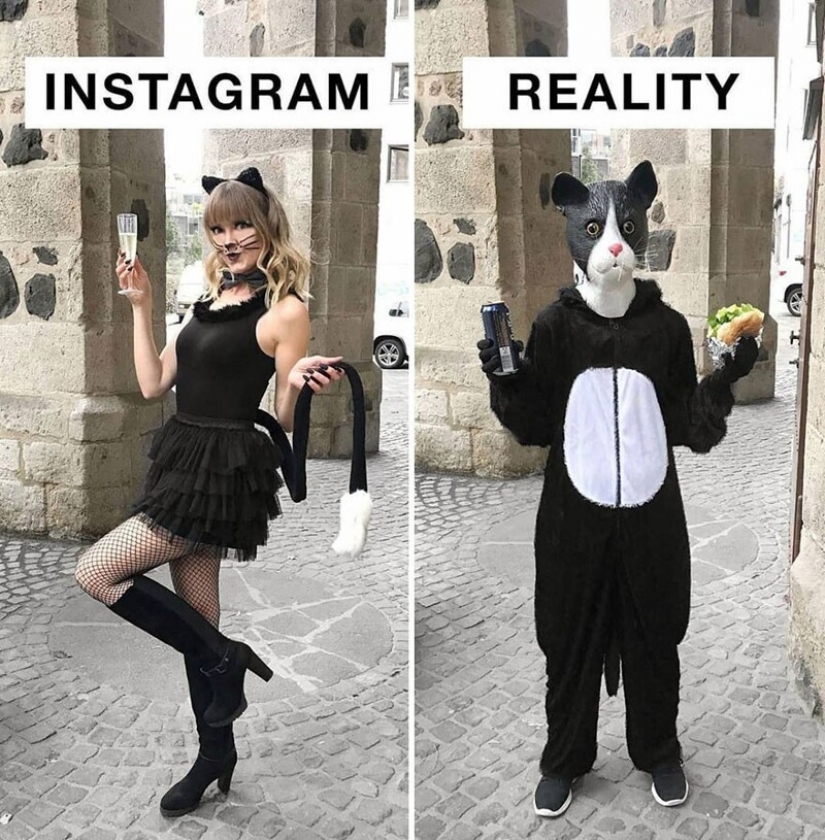 30 funny comparisons of "Instagram and Reality" by Geraldine West 30 funny comparisons of "Instagram and Reality" by Geraldine West