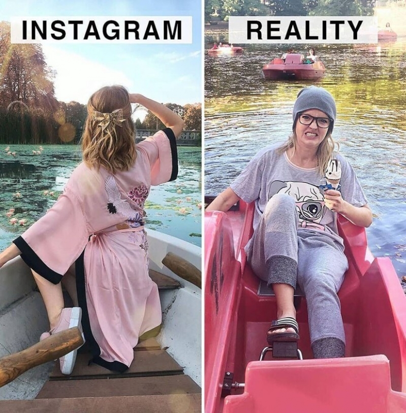 30 funny comparisons of "Instagram and Reality" by Geraldine West 30 funny comparisons of "Instagram and Reality" by Geraldine West