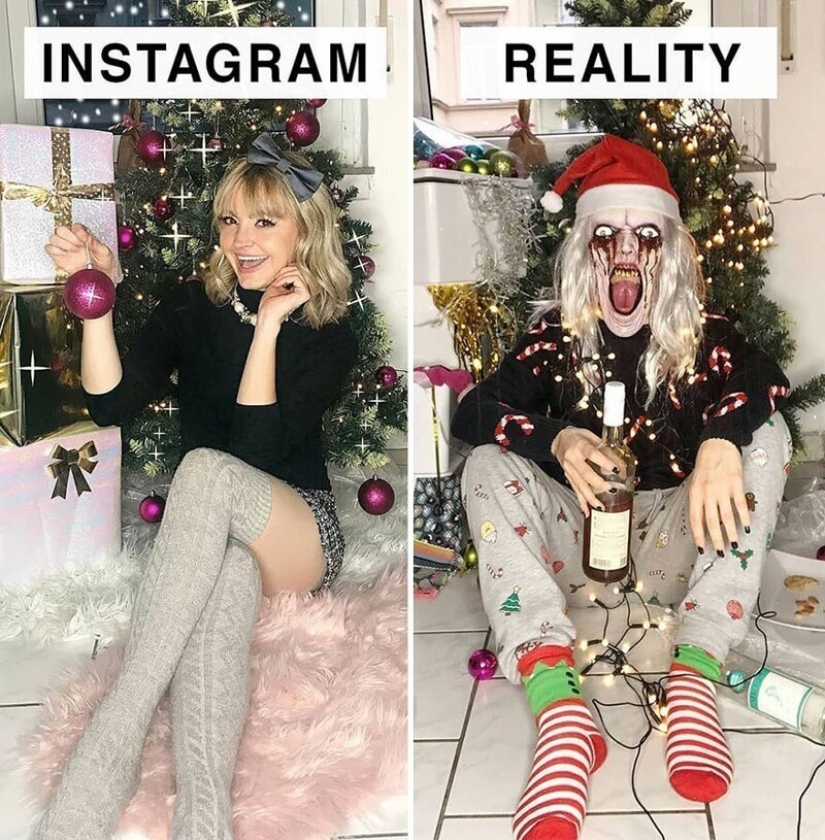 30 funny comparisons of "Instagram and Reality" by Geraldine West 30 funny comparisons of "Instagram and Reality" by Geraldine West
