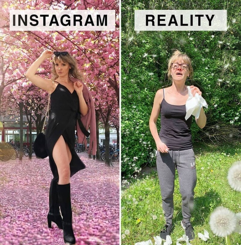 30 funny comparisons of "Instagram and Reality" by Geraldine West 30 funny comparisons of "Instagram and Reality" by Geraldine West
