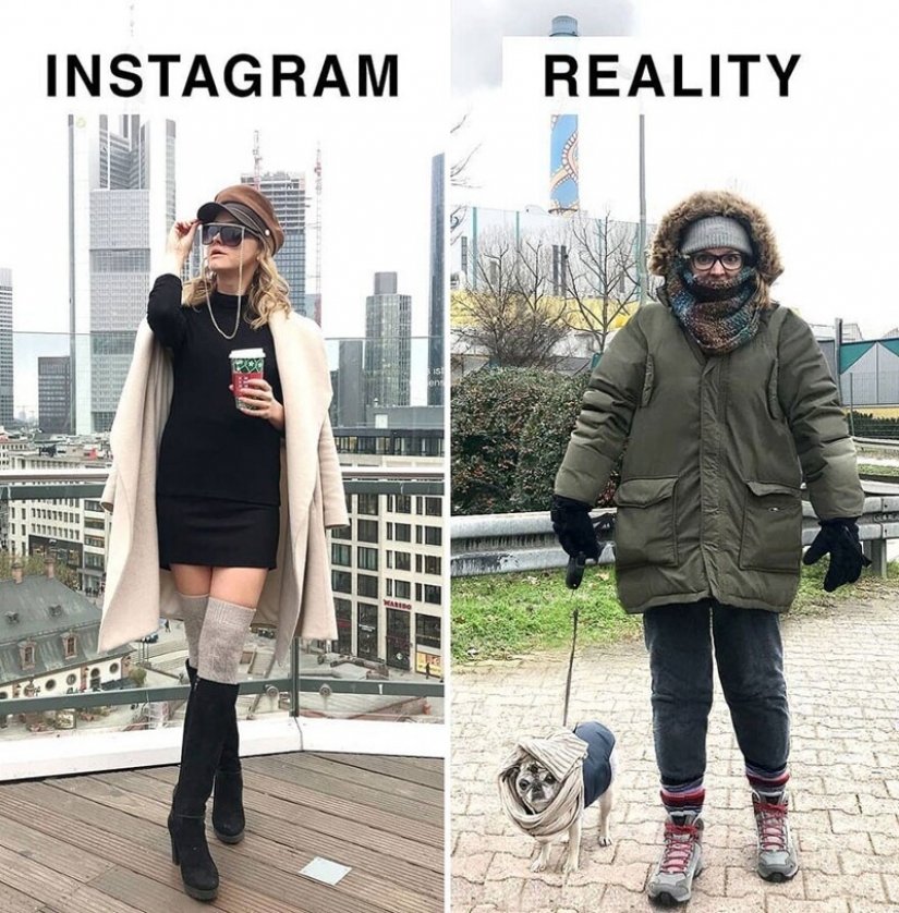 30 funny comparisons of "Instagram and Reality" by Geraldine West 30 funny comparisons of "Instagram and Reality" by Geraldine West