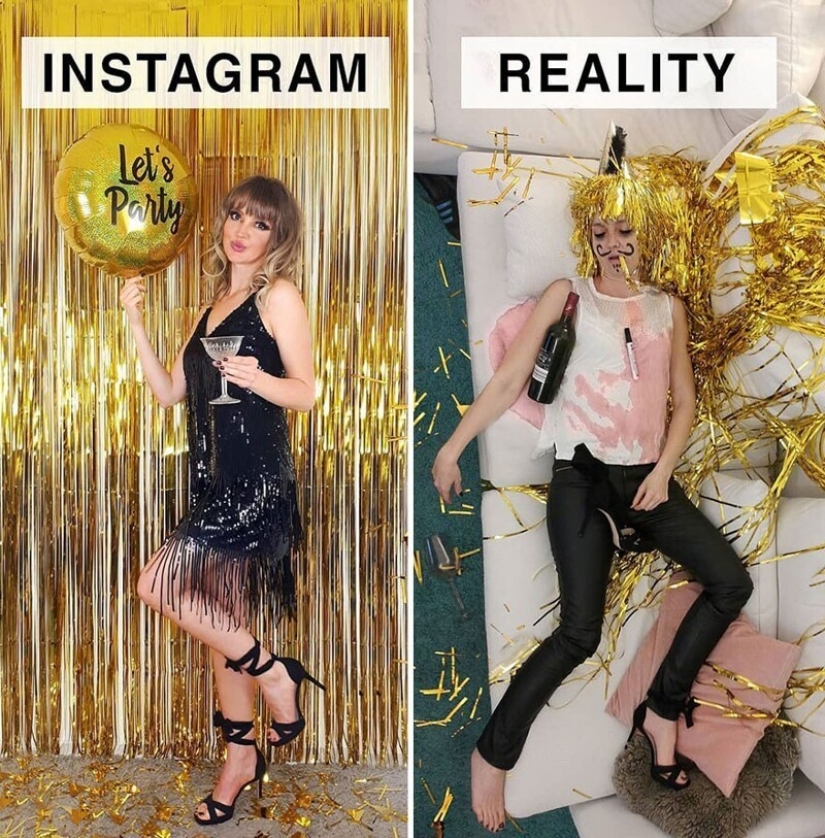 30 funny comparisons of "Instagram and Reality" by Geraldine West 30 funny comparisons of "Instagram and Reality" by Geraldine West