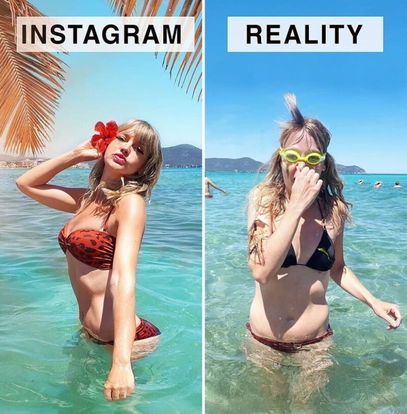 30 funny comparisons of "Instagram and Reality" by Geraldine West 30 funny comparisons of "Instagram and Reality" by Geraldine West