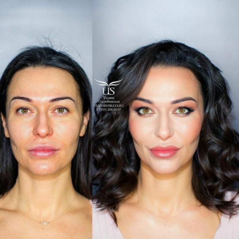 30 magical makeover with makeup from Petersburg master Ulyana Starobin