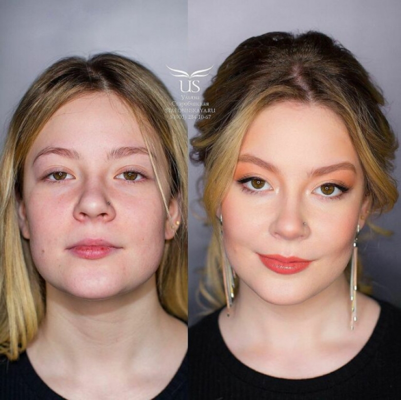 30 magical makeover with makeup from Petersburg master Ulyana Starobin