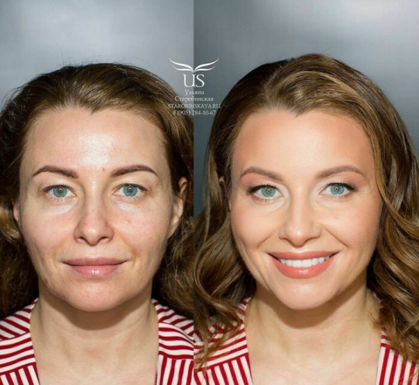 30 magical makeover with makeup from Petersburg master Ulyana Starobin