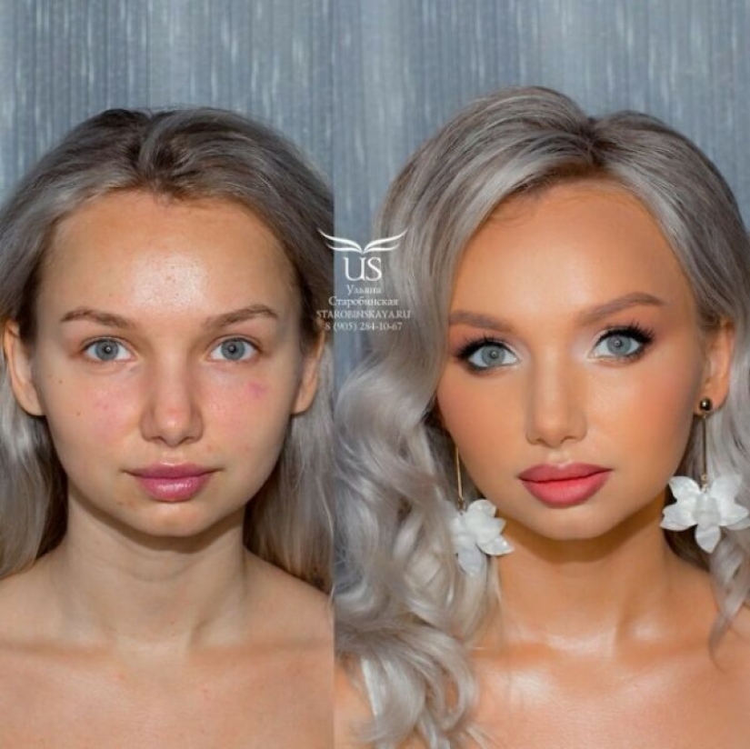 30 magical makeover with makeup from Petersburg master Ulyana Starobin