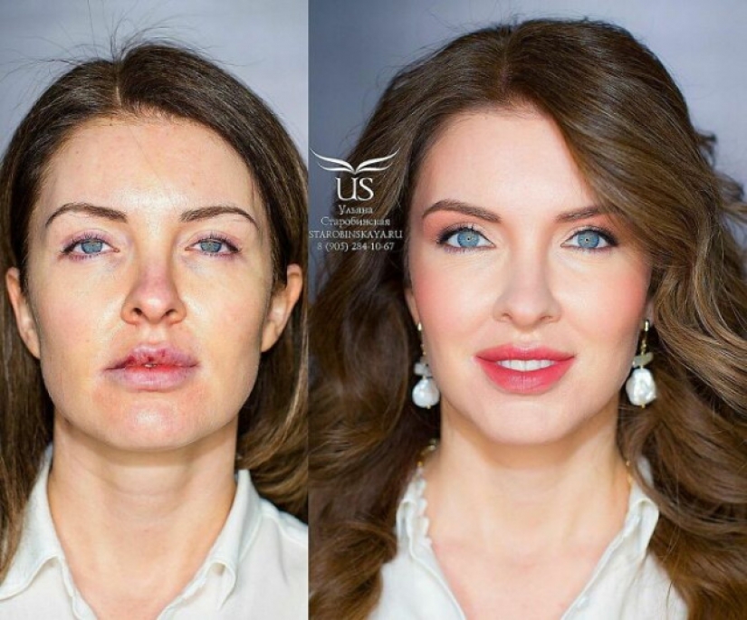 30 magical makeover with makeup from Petersburg master Ulyana Starobin