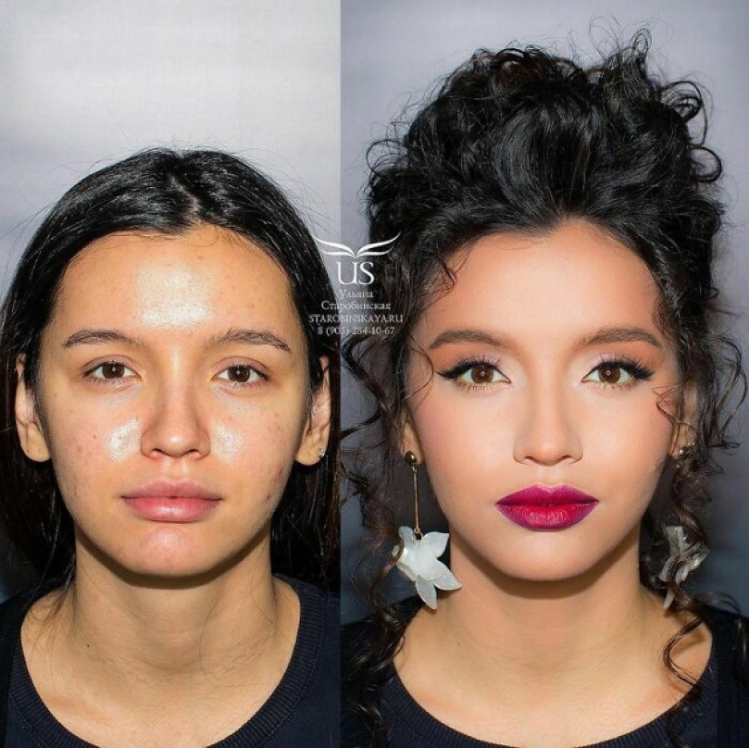 30 magical makeover with makeup from Petersburg master Ulyana Starobin