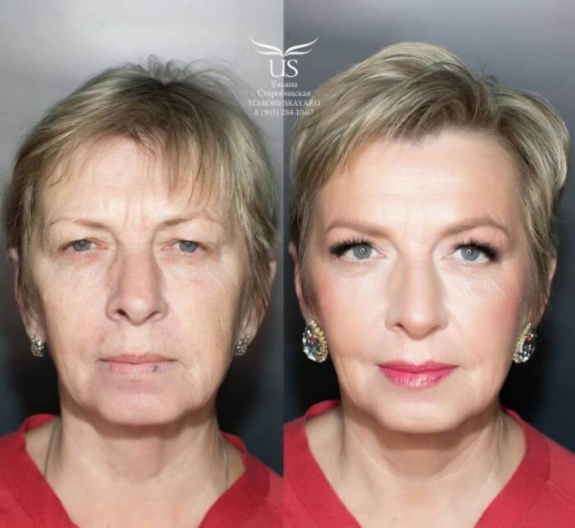 30 magical makeover with makeup from Petersburg master Ulyana Starobin