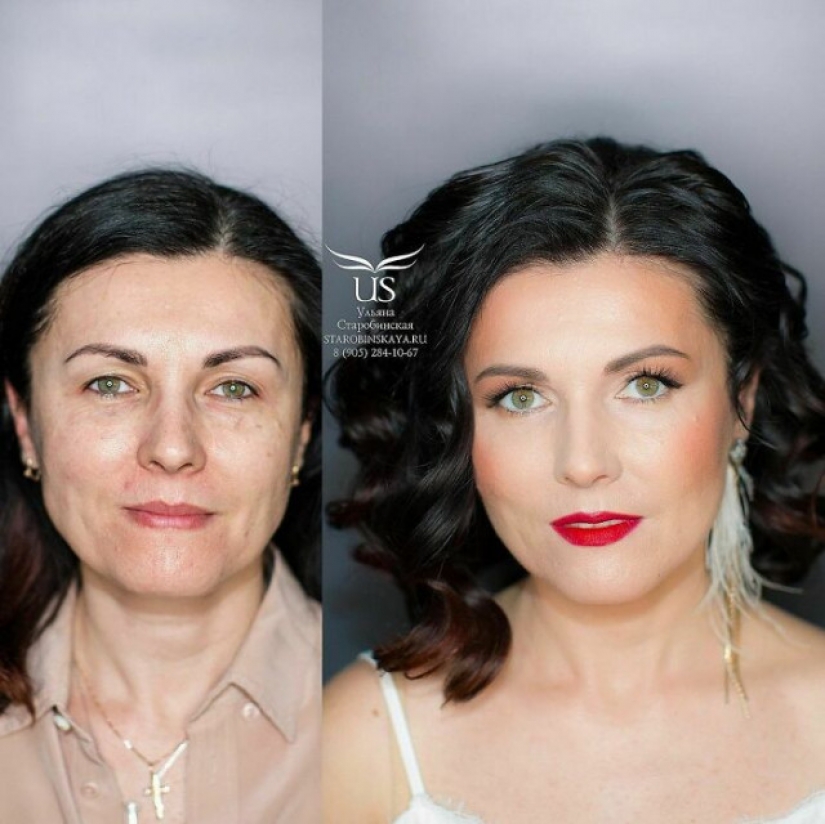 30 magical makeover with makeup from Petersburg master Ulyana Starobin