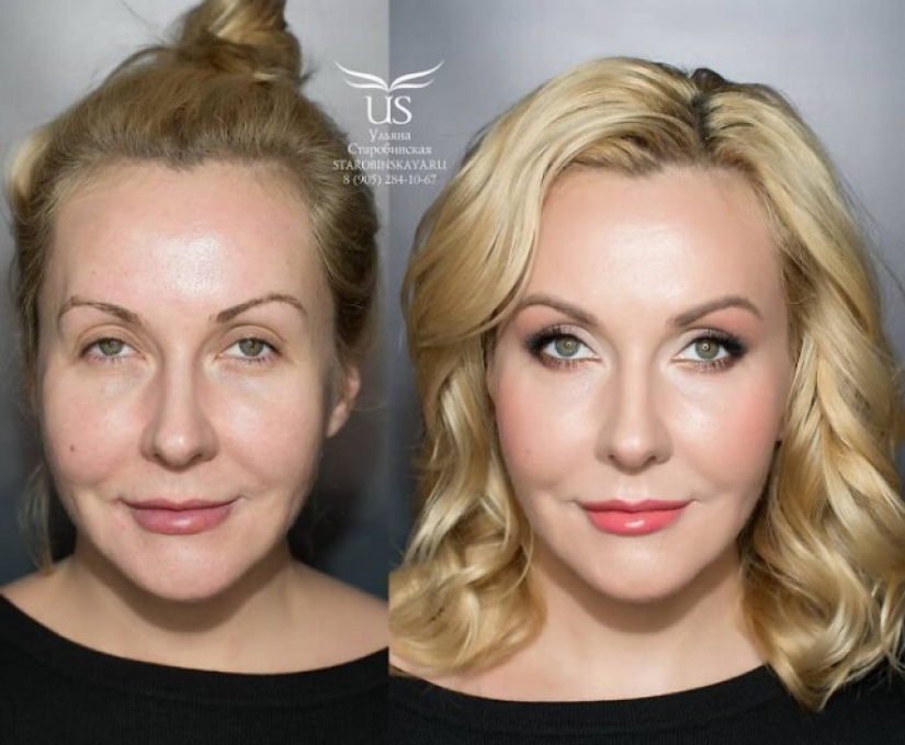 30 magical makeover with makeup from Petersburg master Ulyana Starobin