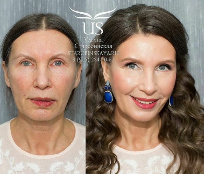30 magical makeover with makeup from Petersburg master Ulyana Starobin