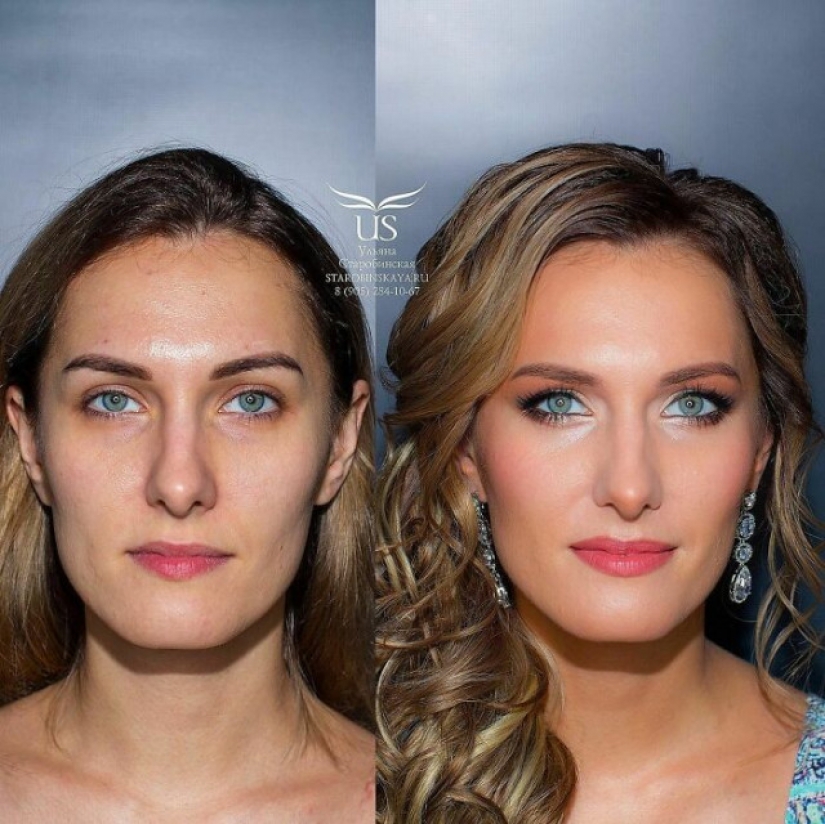 30 magical makeover with makeup from Petersburg master Ulyana Starobin