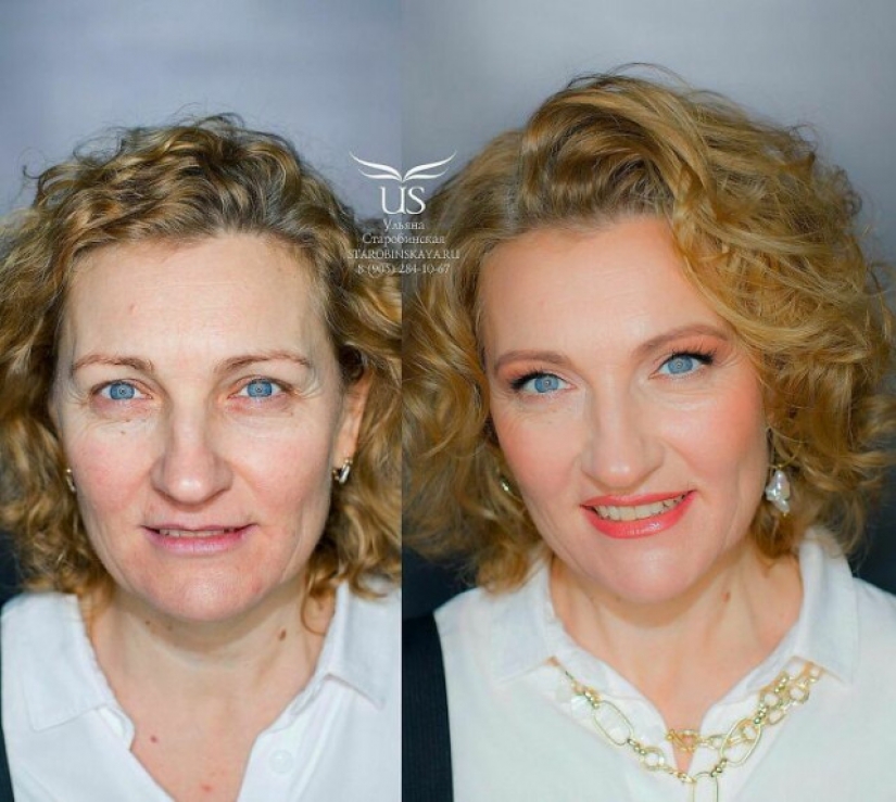 30 magical makeover with makeup from Petersburg master Ulyana Starobin