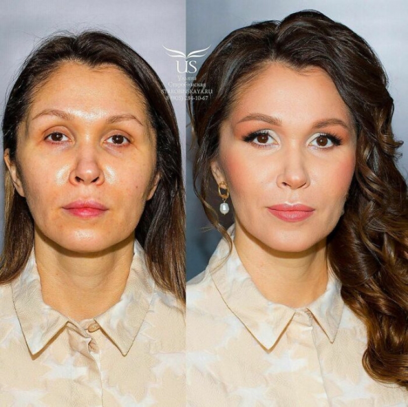 30 magical makeover with makeup from Petersburg master Ulyana Starobin