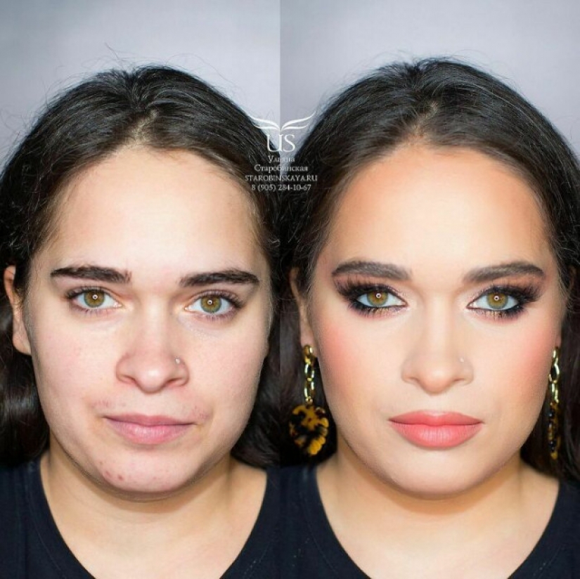 30 magical makeover with makeup from Petersburg master Ulyana Starobin