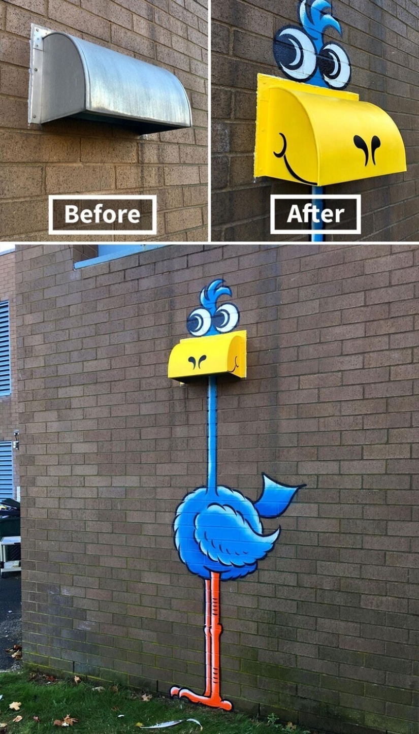 30 obras del artista de la calle que ama a revitalizar los paisajes urbanos