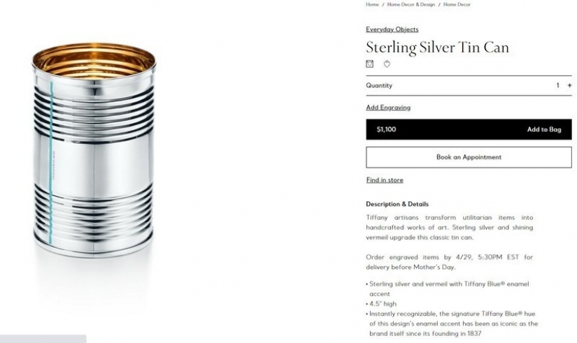 30 productos absurdamente caros para encontrar en línea 30 productos absurdamente caros para encontrar en línea