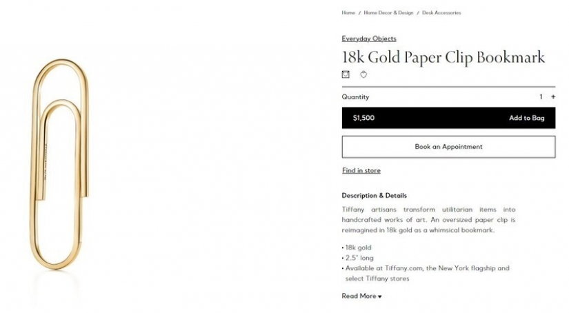 30 productos absurdamente caros para encontrar en línea 30 productos absurdamente caros para encontrar en línea