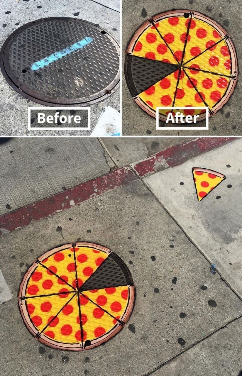 30 works of street artist who loves to revitalize urban landscapes