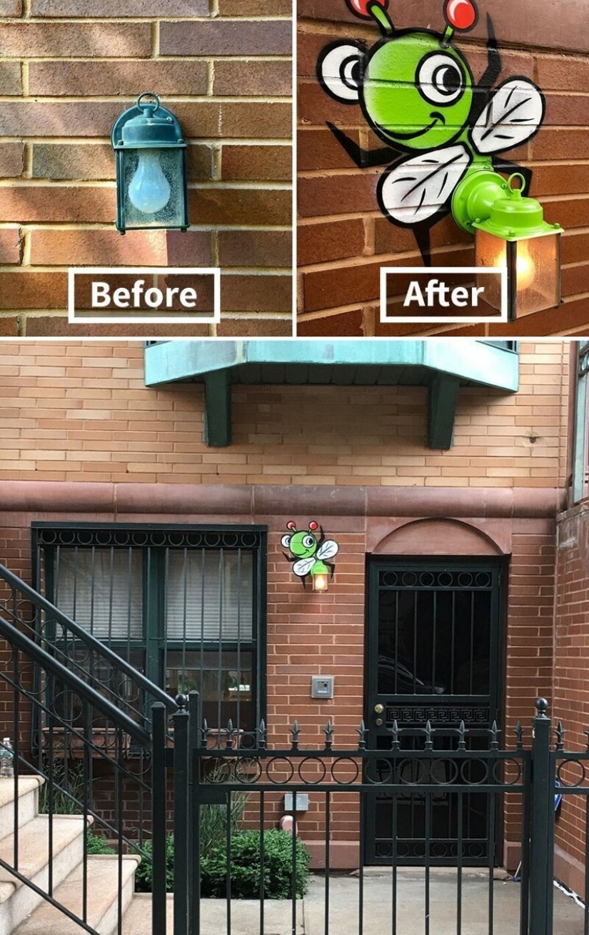 30 works of street artist who loves to revitalize urban landscapes