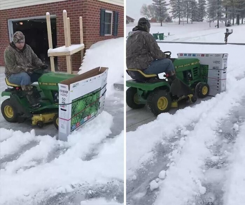 35 photographs about what is happening now in the frozen Texas