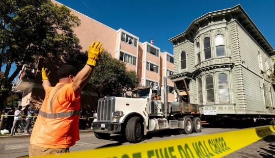 400 thousand dollars and 4 years in the making: in the United States was carrying the old 2‑storey mansion