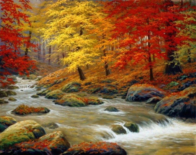 5 artists in love with autumn