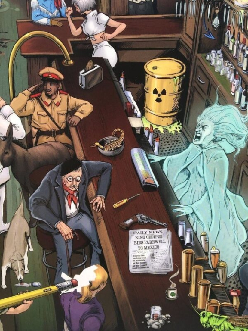 500 referencias de la cultura pop en 5 carteles 500 referencias de la cultura pop en 5 carteles