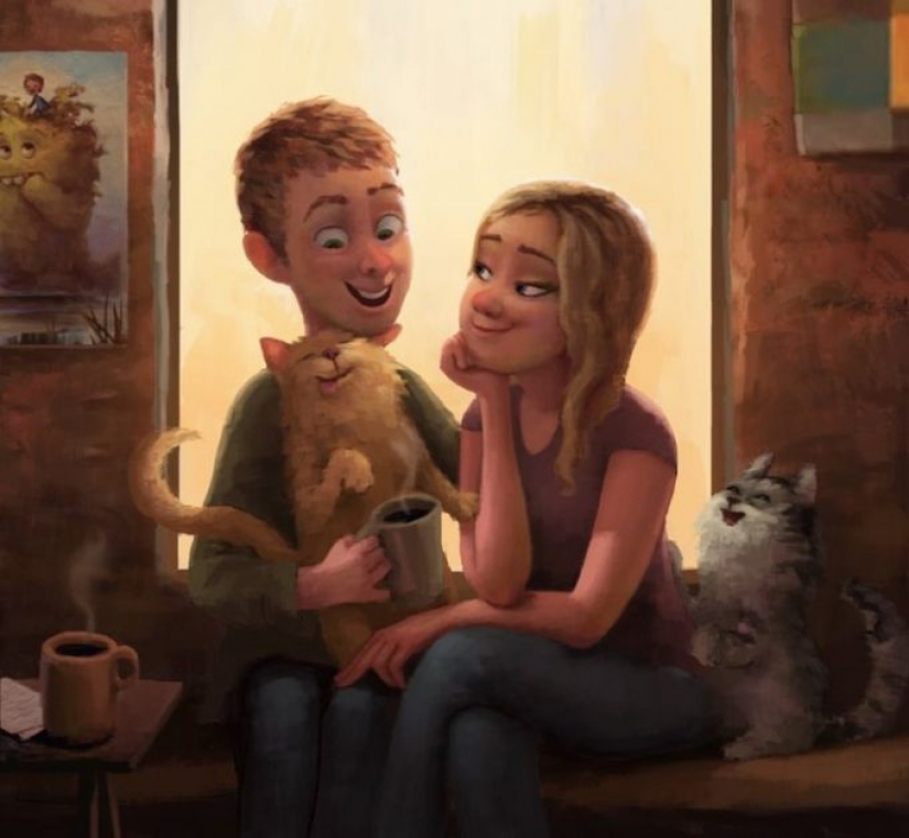 8 ilustraciones que revelan todo sobre el amor y el romance