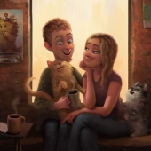 8 ilustraciones que revelan todo sobre el amor y el romance