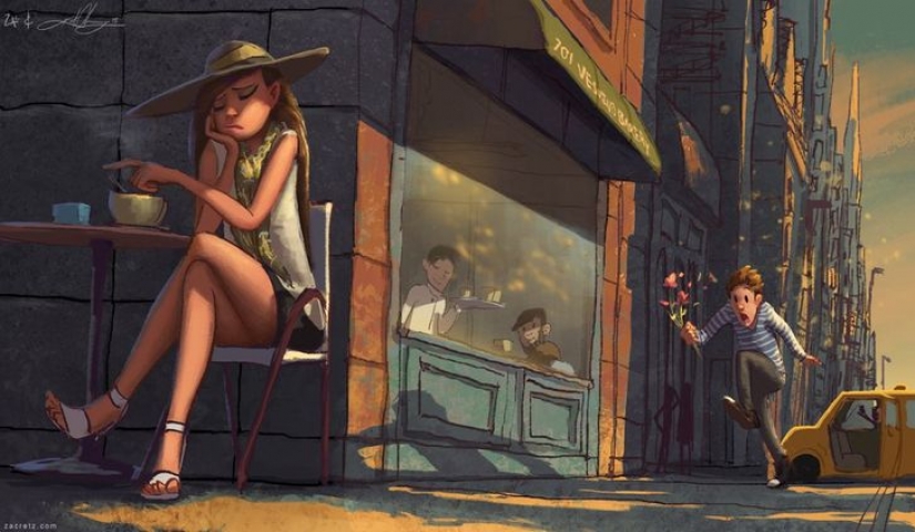 8 ilustraciones que revelan todo sobre el amor y el romance