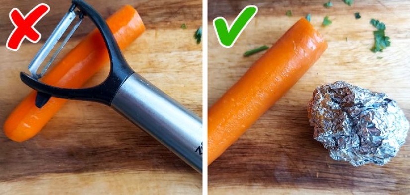 9 kitchen life hacks worthy of the Nobel Prize