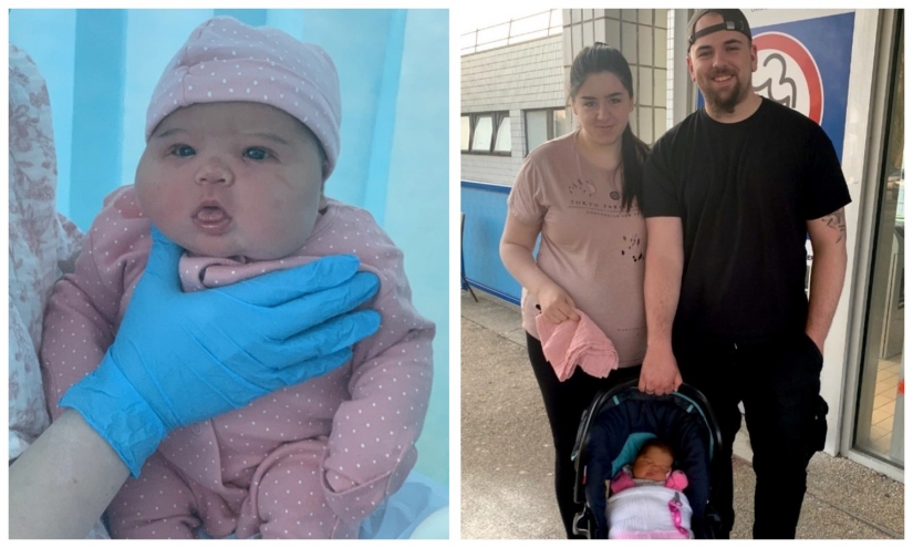 A big miracle: in the UK, a baby hero weighing 6 kg was born