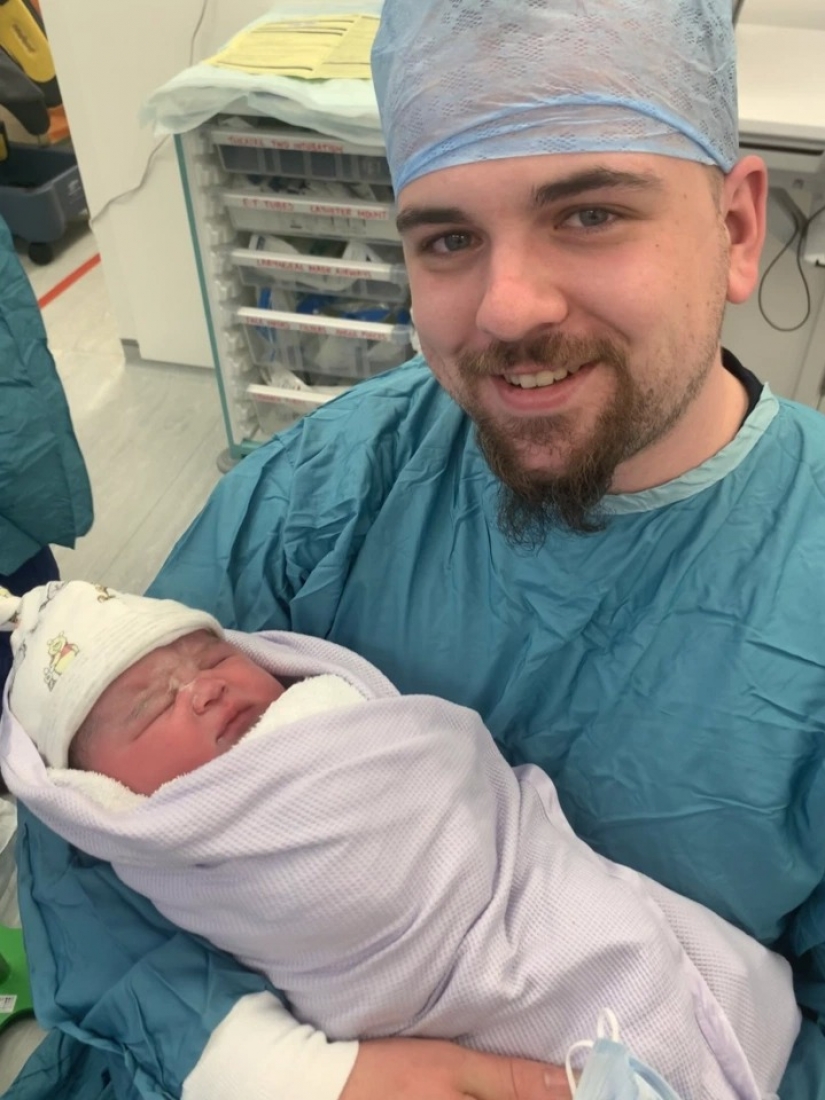 A big miracle: in the UK, a baby hero weighing 6 kg was born