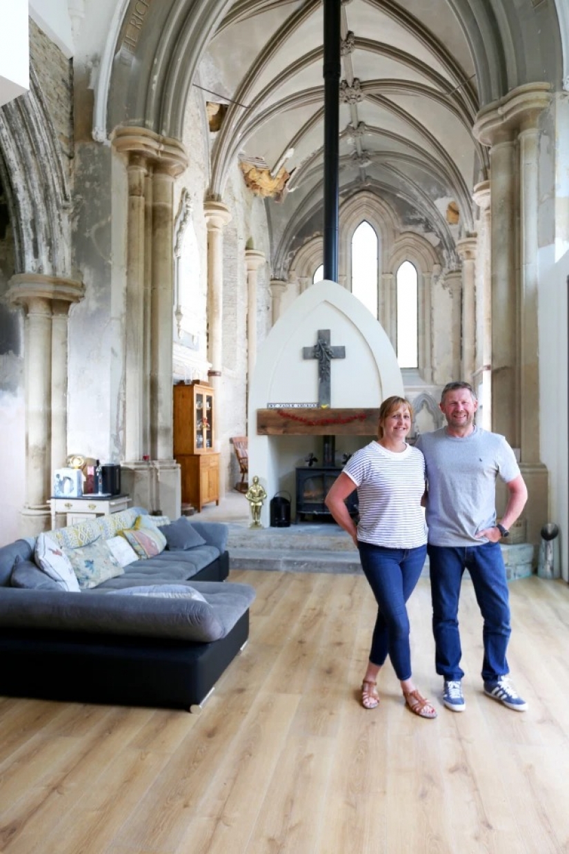 A couple from the UK bought a dilapidated church and turned it into a luxury mansion