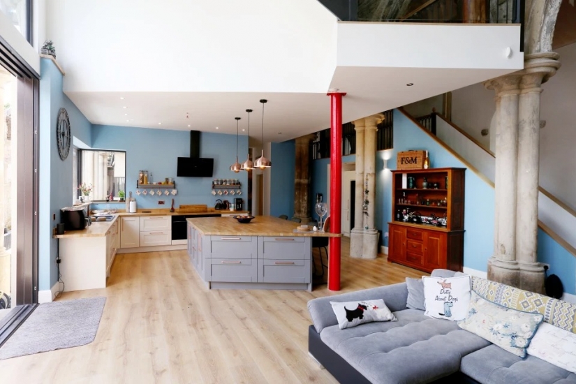 A couple from the UK bought a dilapidated church and turned it into a luxury mansion