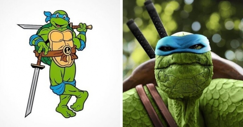 A digital artist from Italy showed how cartoon animals would look in reality A digital artist from Italy showed how cartoon animals would look in reality