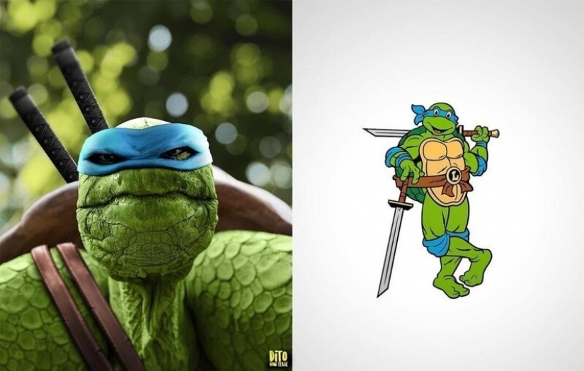 A digital artist from Italy showed how cartoon animals would look in reality A digital artist from Italy showed how cartoon animals would look in reality