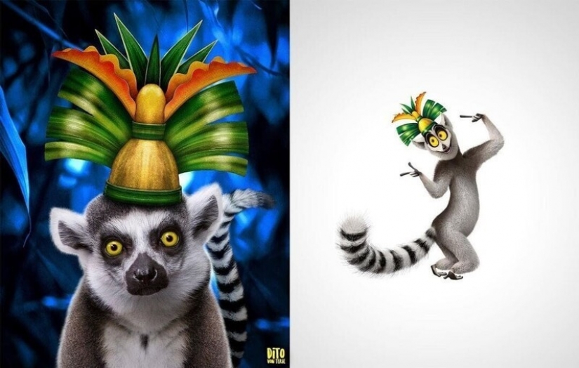 A digital artist from Italy showed how cartoon animals would look in reality A digital artist from Italy showed how cartoon animals would look in reality