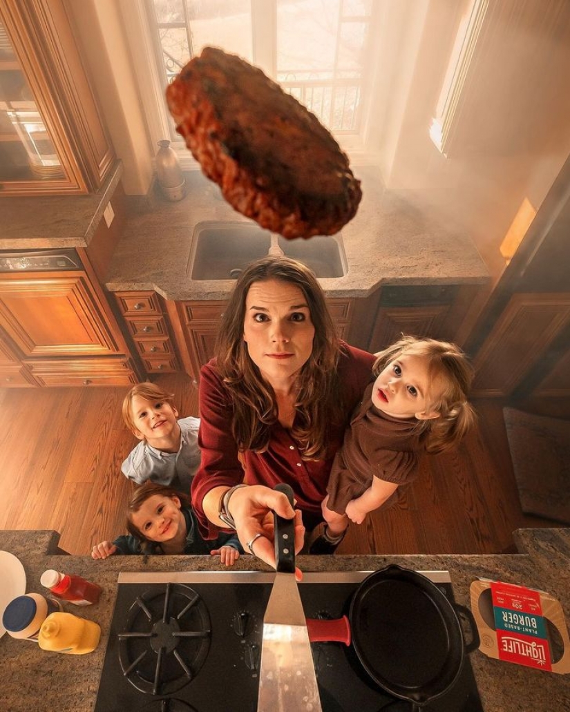 A father of four takes pictures of his children, proving that every day is magical