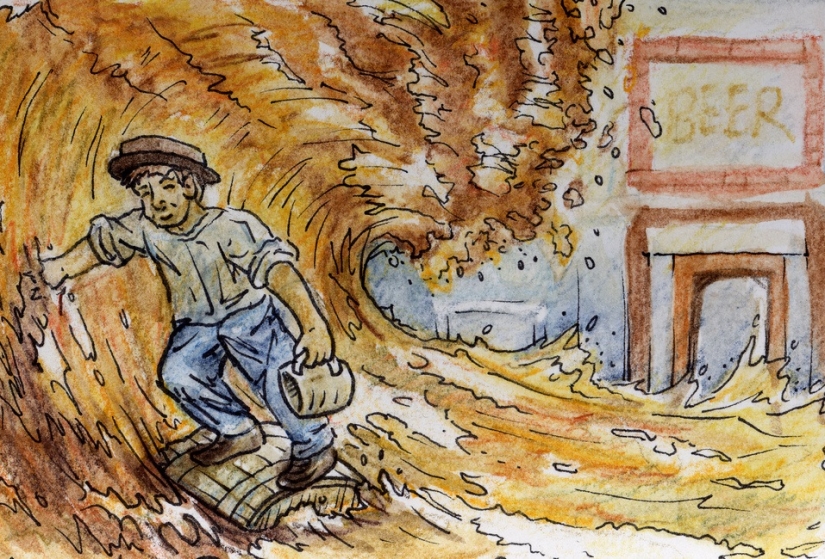 A lot of beer happens: the beer tsunami in London, which claimed the lives of eight people