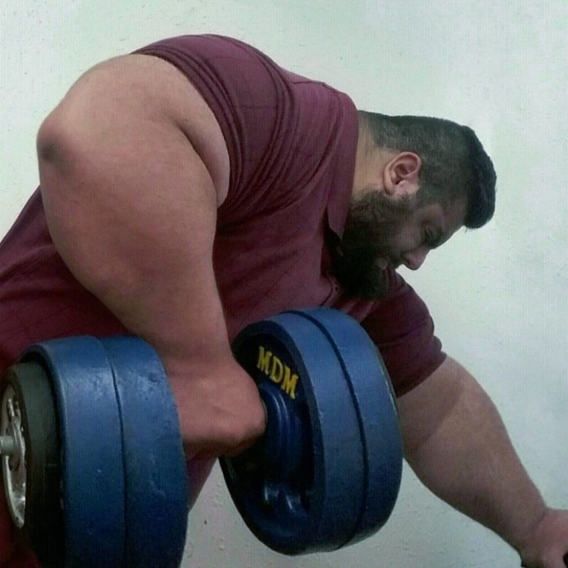 A man the size of a train: The "Iranian Hulk" shares details of his life and is going to MMA