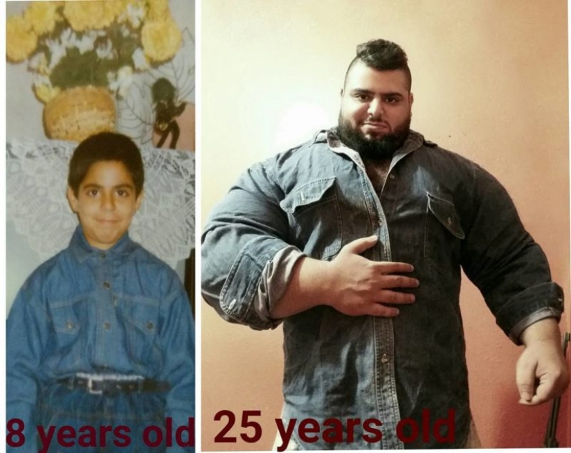A man the size of a train: The "Iranian Hulk" shares details of his life and is going to MMA