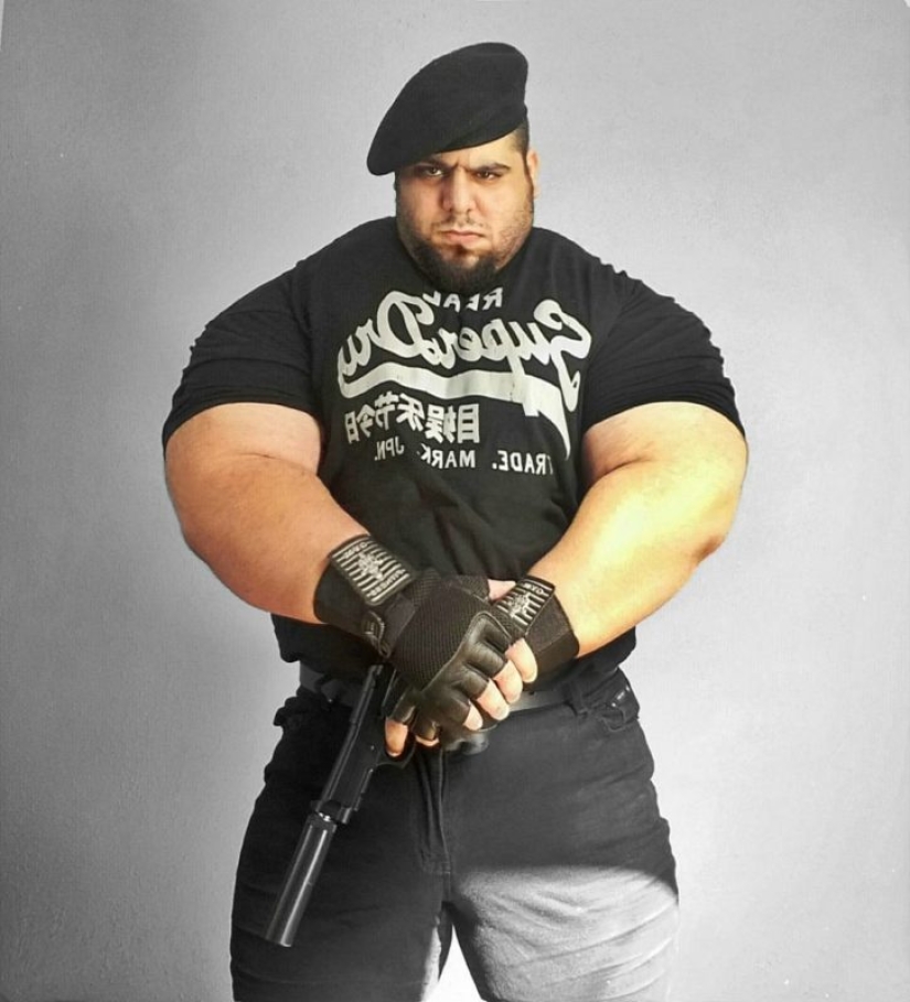A man the size of a train: The "Iranian Hulk" shares details of his life and is going to MMA