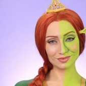 A master of disguise, cosplayers Annie Thomas