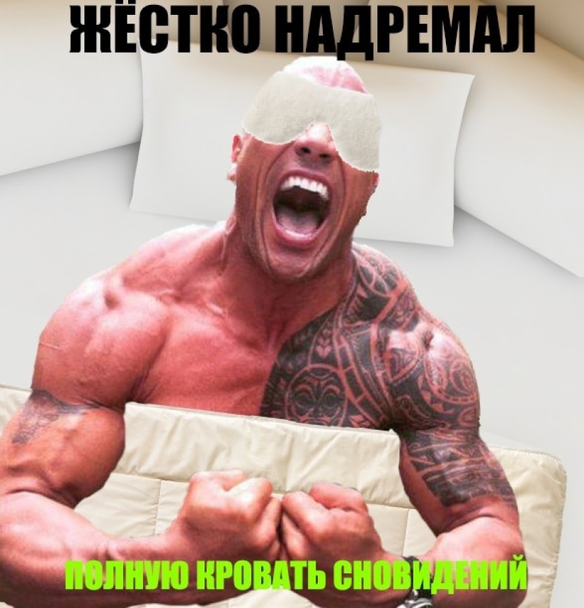 A meme with "tough" Dwayne Johnson is spreading online. It is truly versatile A meme with "tough" Dwayne Johnson is spreading online. It is truly versatile