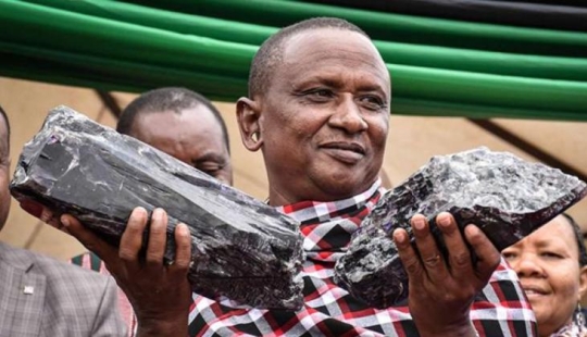 A miner from Tanzania became a millionaire thanks to the stones found